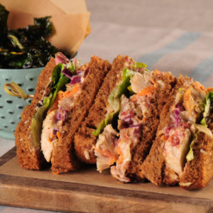 Sandwich - Roast Chicken and Rainbow Slaw