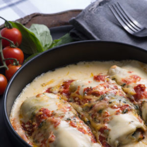 Spinach and Ricotta Caneloni