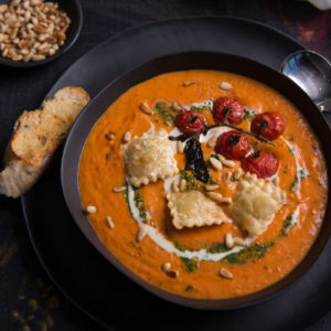 Roasted-Tomato and-Pepper-Soup